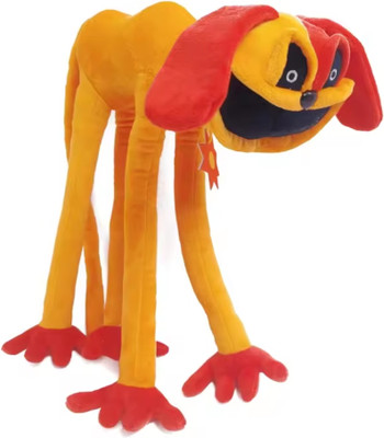 TechMax Solution CUTE ORANGE BIG SMILE DOG PLUSH  - 30 cm(Orange)