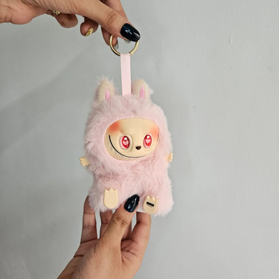 Barkhamist Labubu Soft Toy Character Plush Monster Trending Key Chain  - 15 cm(Multicolor)