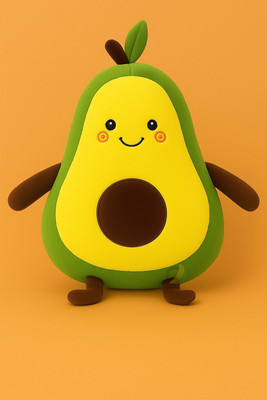 MARSELITE Avocado Soft Toy – Cute, Ultra-Soft Plush Stuffed Toy for Kids, Babies, Avacado  - 30 cm(Green)