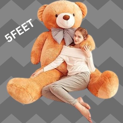 MOSU 5 Feet Giant Snuggle Teddy Bear – The Ultimate Cuddle Companion  - 152 cm(Brown)