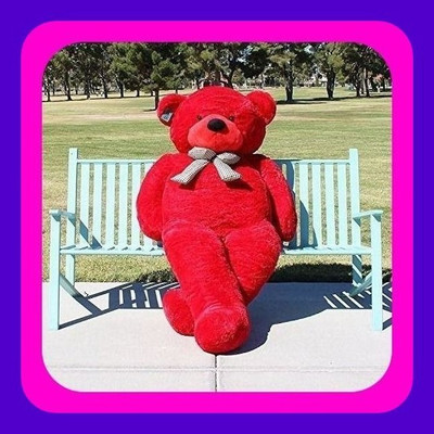 JAI MAA KAMLA Z_New Stuffed Toys Premium quality material 1345  - 91 cm(Red)