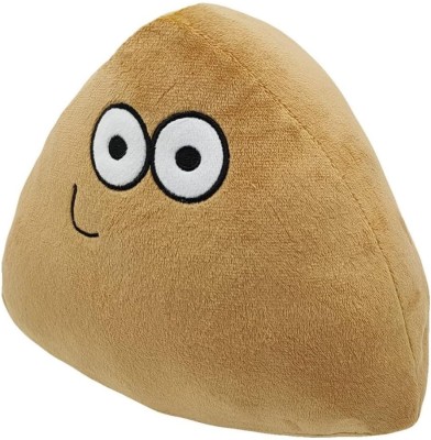 TechMax Solution Pou Alien Stuffed Cute Combo Plush Toy  - 20 cm(Brown)