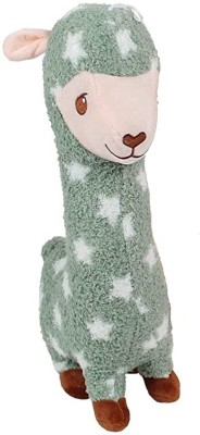 Tickles Cute Alpaca Llama Soft Stuffed Plush Animal Toy for Kids  - 35 cm(Green)
