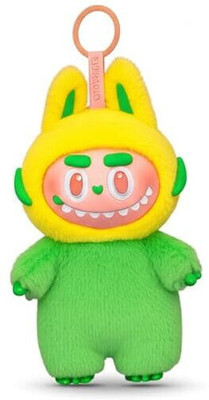 FOBHIYA labubu monster surprise doll pop mart trending keychain  - 15 cm(Multicolor)
