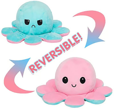 Nyaara Plush Super Soft Mini Octopus  - 12 cm(Multicolor)