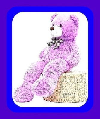 Abhinav toys Z_Best Ever Stuffed Toys 905  - 55 cm(Purple)