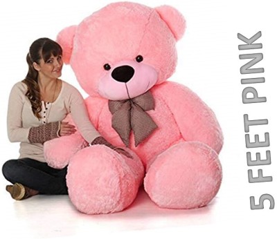 Krishna Creation 5 Feet Pink Soft Teddy Bear For Birthday Party  - 60 inch(Pink)