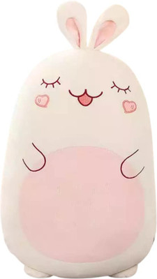 TechMax Solution Soft Rabbit Plush Hugging Pillow Cute Stuffed Animal Plushies  - 80 cm(White)