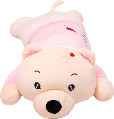 pipika Soft Snuggle Fox Stuffed Toy Foxy Cuddle Plush Fox Toy (Cream & Light Pink)  - 15 inch(Cream & Light Pink)