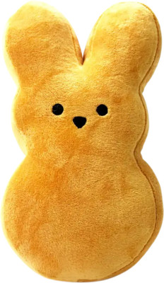 TechMax Solution Cute Easter Peeps Bunny Plush Toy  - 32 cm(Orange)