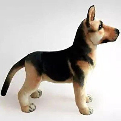 Tickles German Shepherd Standing Dog Soft Stuffed Plush Animal Toy for Kids  - 50 cm(Black and Brown)