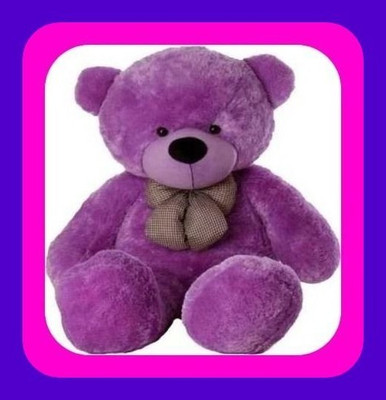 Abhinav toys Z_New Stuffed Toys Premium quality material 678  - 91 cm(Purple)