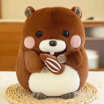 SPELEN Cute Big Plush Squirrel Stuffed Animal Soft Toy  - 40 cm(Brown)