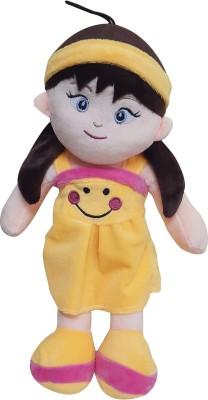 Himaja Little Shopee Ultra Soft Cute Import Darling Baby Girl Doll | Huggable Baby Doll  - 40 cm(Yellow)