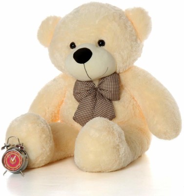 AVIDIP Teddy Bear with Neck Bow Premium Quality Soft toys 3 Feet Cream ( 90 cm )  - 90 cm(Cream)