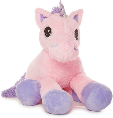 WIPLK Baby Soft PlushUNICORN PLUSH STUFFED SOFT PINK 53cm  - 53 cm(Pink)