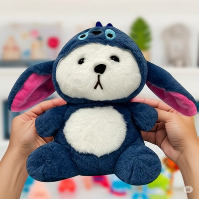 Adora  Plush toy Kids Plushies Stuffed toy Kawaii Teddy Blue Soft toy  - 20 cm(Blue)
