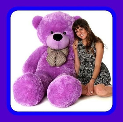 Abhinav toys Z_Best Ever Stuffed Toys 654  - 91.44 cm(Purple)