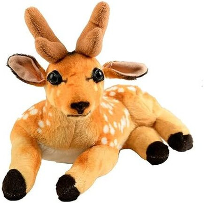 sai ji Deer/Sitting Deer/Heeran/Cute Hugable Pet Animal/Loyal Hiran/Soft Stuff  - 30 cm(Brown)
