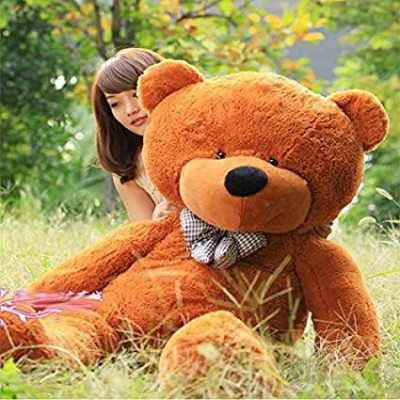 tas Teddy Bear for Your Love 6 Feet-Brown Color (6ft-Teddy-Brown) - 72 inch (Brown)  - 72 inch(Brown)