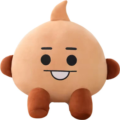 TechMax Solution CUTE LOVE SOFT PLUSH TOYS, SOFT LOVE PILLOW  - 45 cm(Brown)