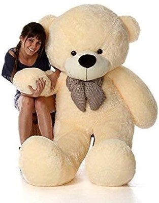 LEGAL LOVE 5 feet cream Teddy Bear for Kids, Perfect Stuffed Animal Gift for Birthday  - 152 cm(Cream)