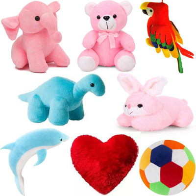 Macros Soft Toys Combo For kids , Girls & Birthday Gift Teddy Bear( Stuffed Toy)  - 30 cm(Pink)