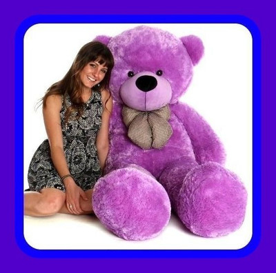 Abhinav toys Z_Best Ever Stuffed Toys 129  - 91.44 cm(Purple)
