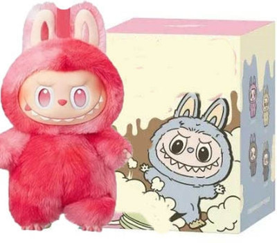 HIGHSEAS La-bubus Doll Soft Plush Toy Monsters Character Action Figure Keychain Pendant  - 17 cm(Red)