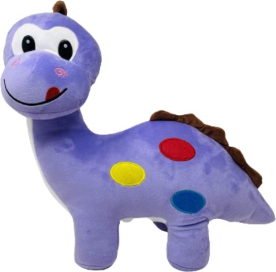 Fun Zoo Cute Dinosaur Soft Stuffed soft Plush toy Animal Soft Toys for Baby Kids  - 45 cm(Purple)