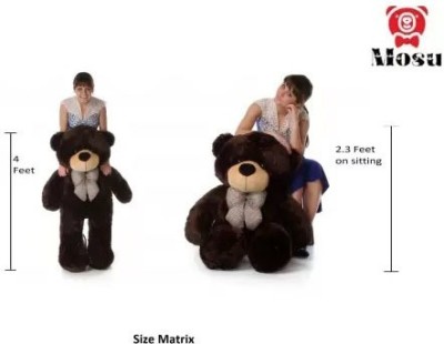 MOSU Coffee 4 Feet Toys Soft Stuffed/Fluffy/Huggable Cute Teddy Bear for Kids, Girls  - 48 inch(Coffee)