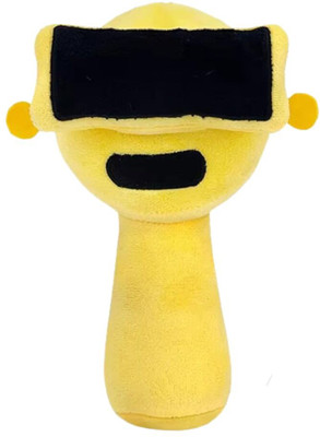 TechMax Solution Yellow Blind Sprunki Plush Toys  - 30 cm(Light Yellow)