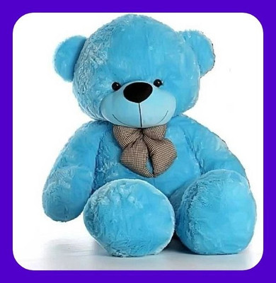 Abhinav toys Z_New_sky blue teddy bear / Big very soft sky blue teddy bear for pleasant G  - 90.2 cm(sky blue)