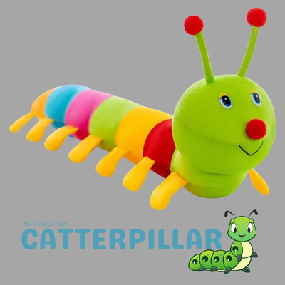 CTC CREATION Huggable Caterpillar Doll for Little Ones  - 68 cm(Multicolor)