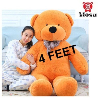 MOSU Teddy Bears for Kids, Cute Teddy Bear for Girls, Sweet Teddy Bear 4 Feet, Brown  - 48 inch(Brown)