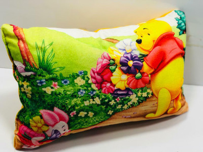 Blexos Microfibre Toons & Characters Sleeping Pillow Pack of 1(Yellow)