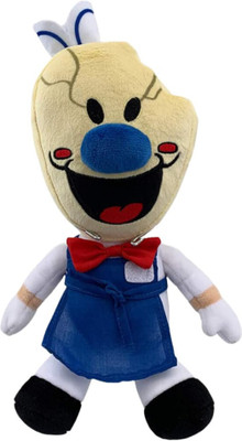 TechMax Solution Scary Horror Cute Plush Toy, Stuffed Animal Plushie Doll Toys  - 30 cm(White)