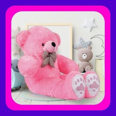 Abhinav toys Z_New Stuffed Toys Premium quality 1177  - 90 cm(Pink)
