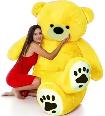 Mehta 4 Feet yellow Very Cute Long Soft Huggable American Style Teddy Bear  - 121 cm(Yellow)