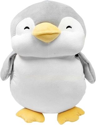 Toyingly Sleeping Penguin Soft Toy for Boys, Girls and Boys, Soft, Great Birthday Gift  - 20 cm(Grey)