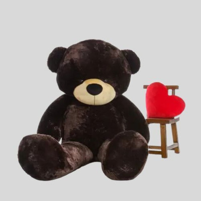 MOSU Soft Stuffed/Fluffy/Huggable Cute Teddy Bear for Kids 5 feet  - 189 cm(coffee)
