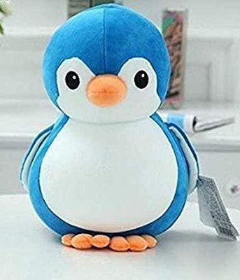 Nihan Enterprises BLUE PENGUIN SOFT TOY  - 20 cm(Blue, White)