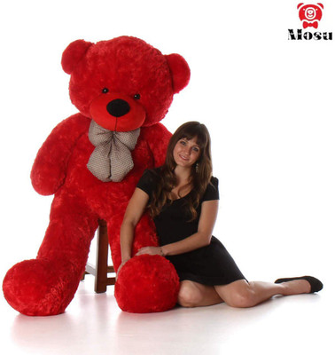 MOSU Soft Toys Teddy Bear, Birthday Gift For Girls, Wife, Girlfriend (Red, 5 Feet)  - 60 inch(Red)