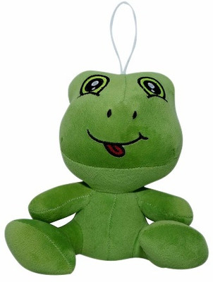 Hello Baby Funtoosh Frog Green Plush Toy| Kids soft toy| Animal plush toy| Gifting toys  - 20 cm(Green)
