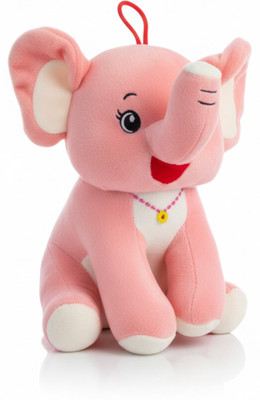 SOFTVIBE Cute Elephant Stuffed Toy | Premium Quality Soft Toy for Kids & Babies  - 23 cm(Multicolor)