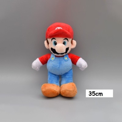 AVS Stuffed and Spongy Mario Soft toy  - 35 cm(Red)