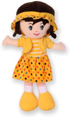 tgr cute soft winky doll/ curly doll  - 60 cm(Yellow)