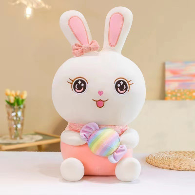 Teddy Daddy Plush Candy Rabbit Soft Toy  - 35 cm(White)