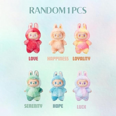 PHC Labubu Collectible Collectible Toy Assorted Design Designer Toy Mystery(Multicolor)