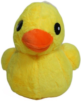 ZYEPE Cute Duck Soft Toys Plush Animal Stuffed Birthday Gift for Cute Kids (Yellow)  - 22 cm(Yellow)